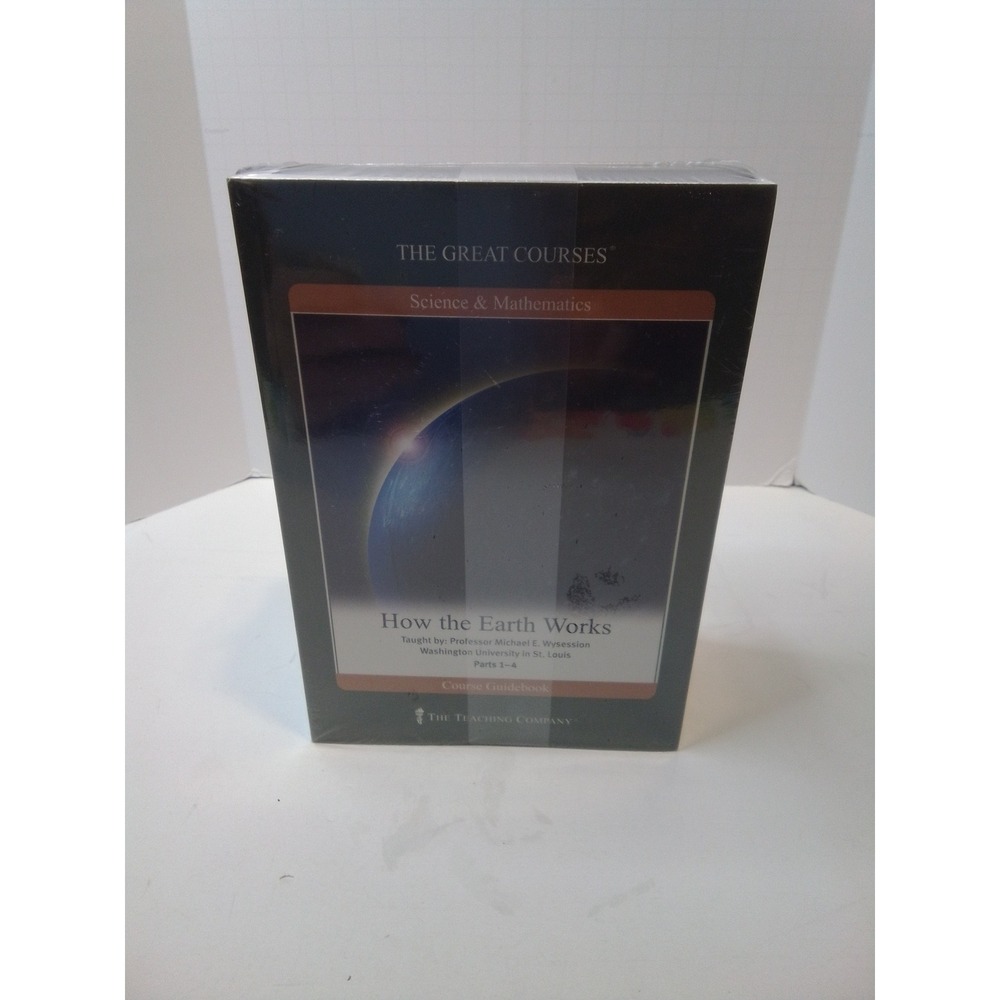 The Great Courses How the Earth Works Parts 1-4 DVD Set Guidebook Sealed